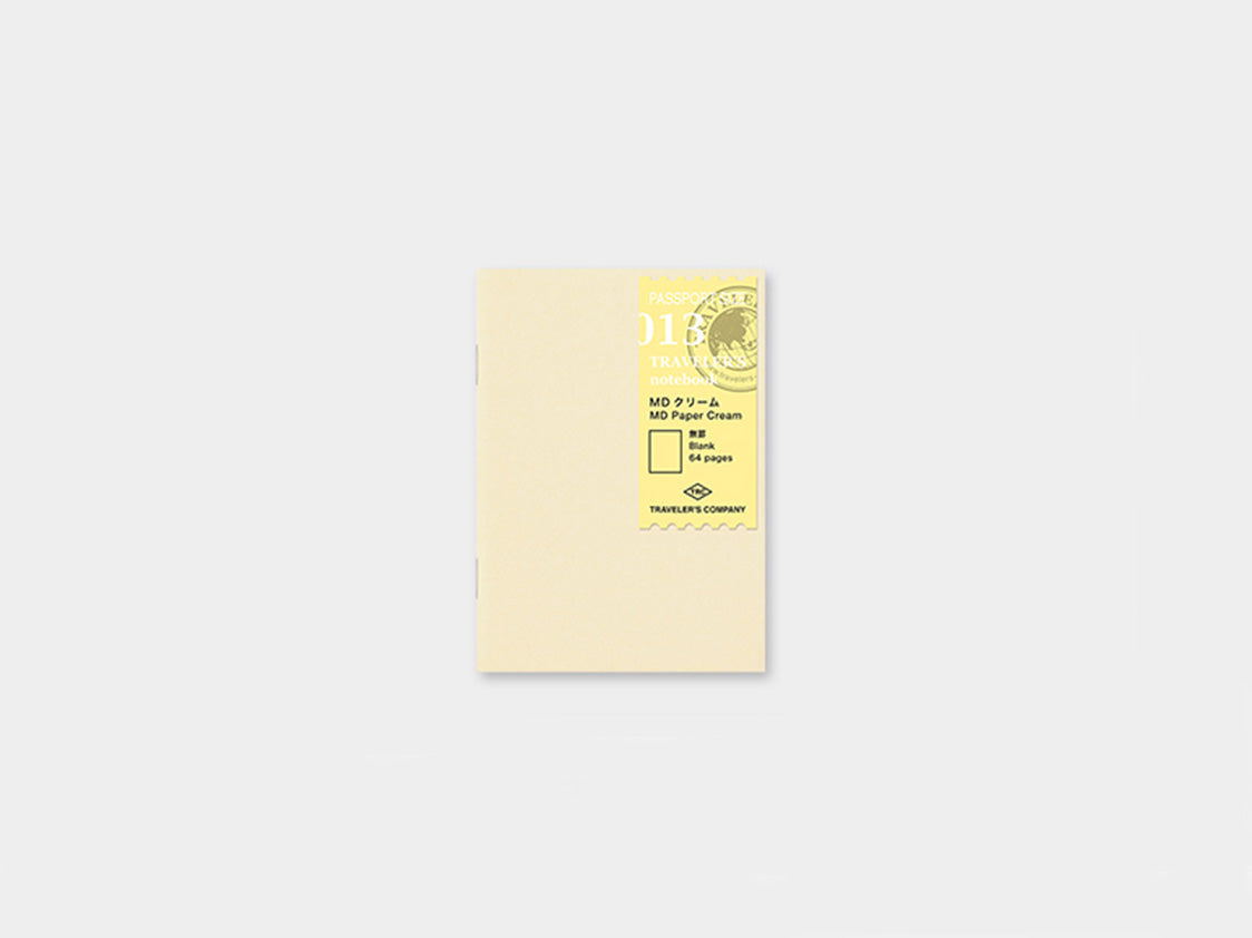 013. MD Paper Cream Refill TRAVELER’S notebook Passport Size
