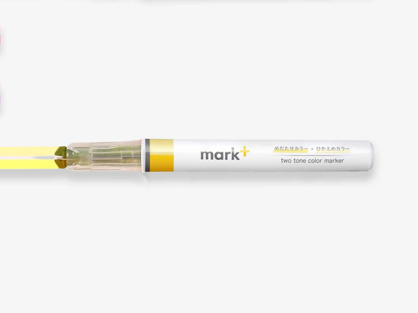 Mark+ 2 Tone Color Marking Pen - Yellow
