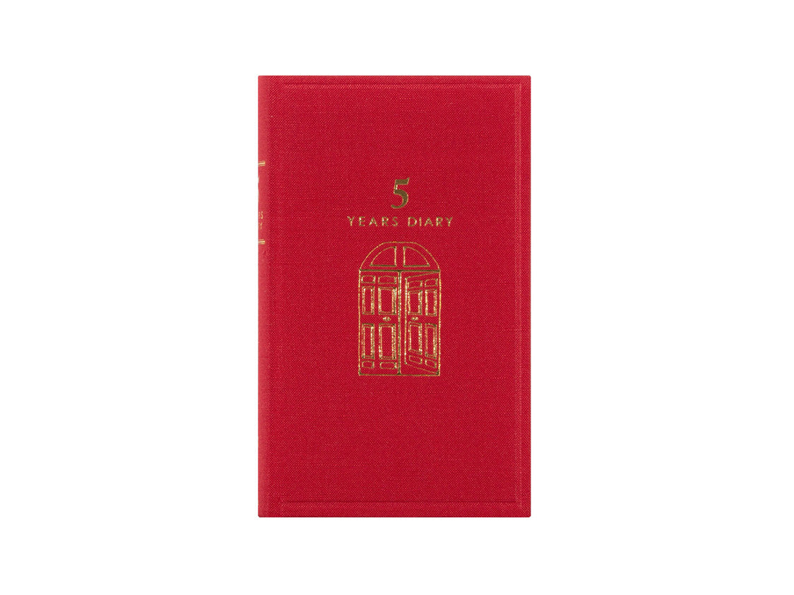 5 Year Diary Red