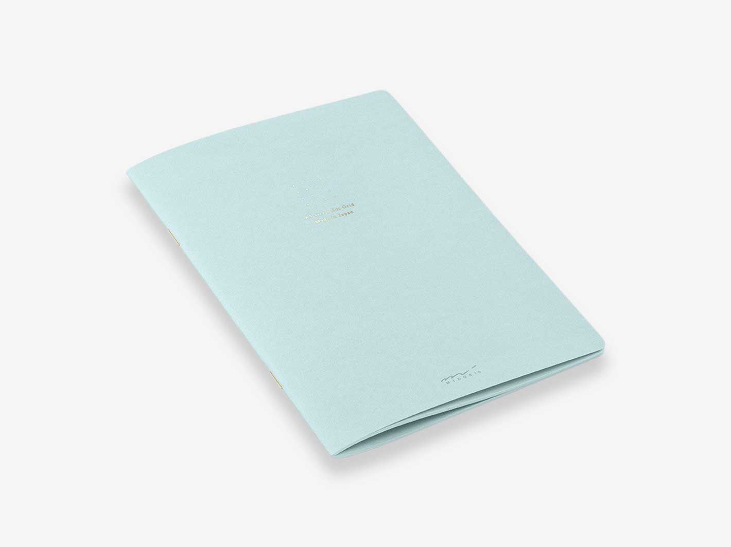 Color Dot Grid Notebook Blue