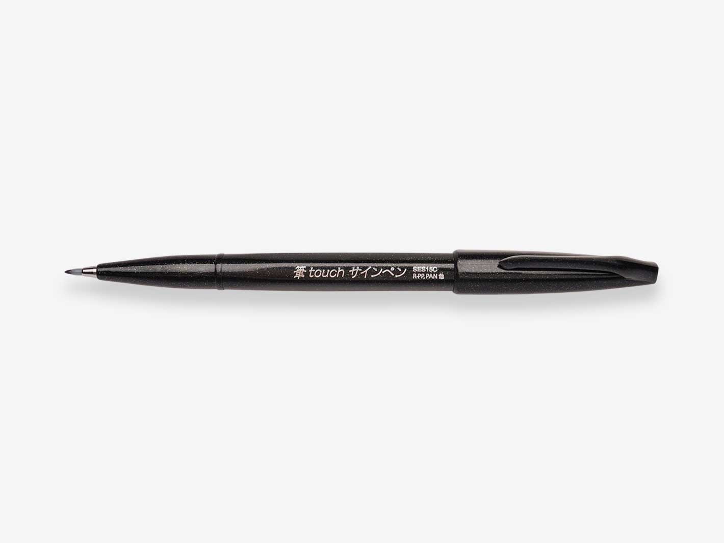 Pentel Touch Brush Sign Pen Black