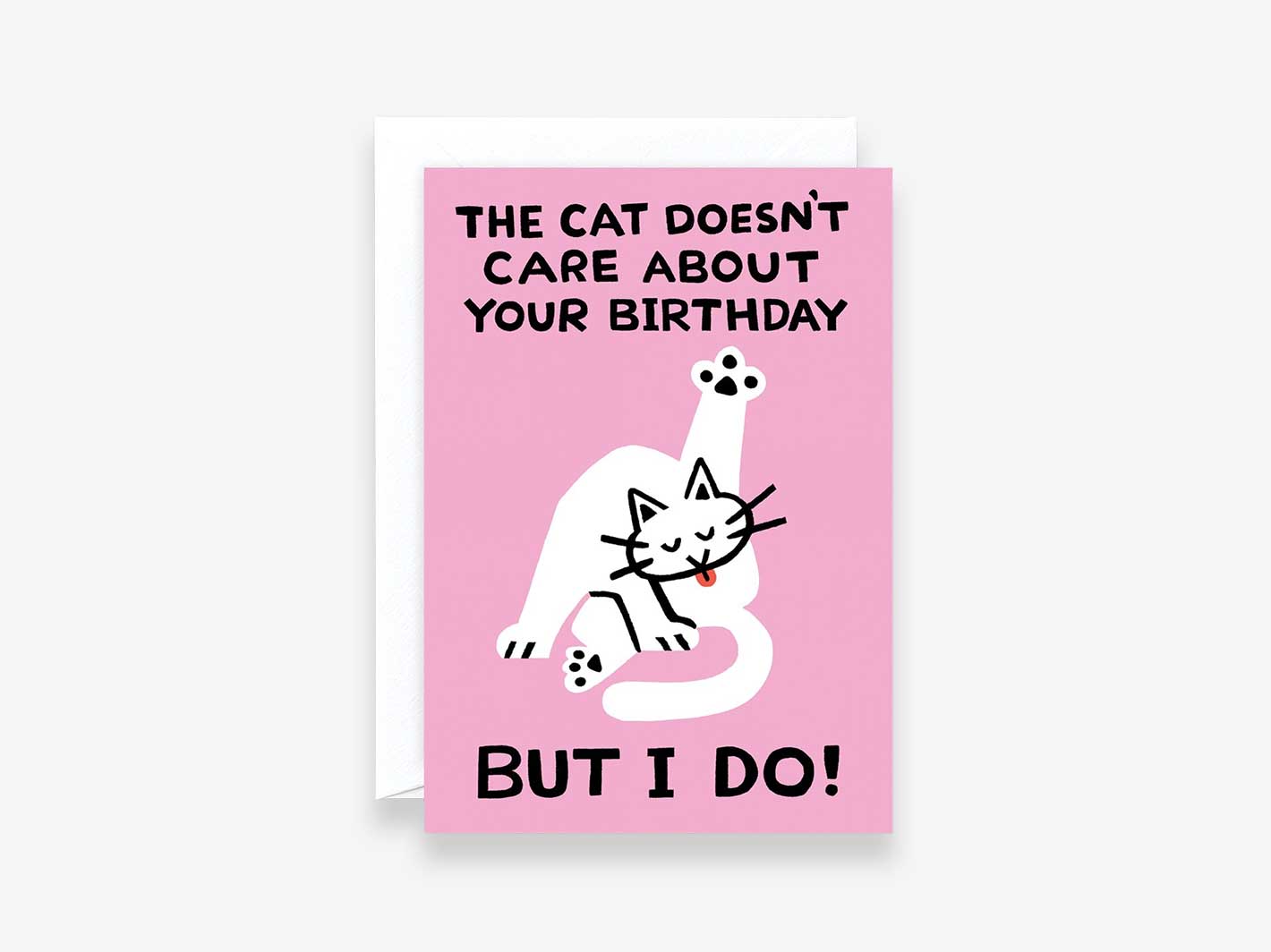 The Cat Doesn't Care Card