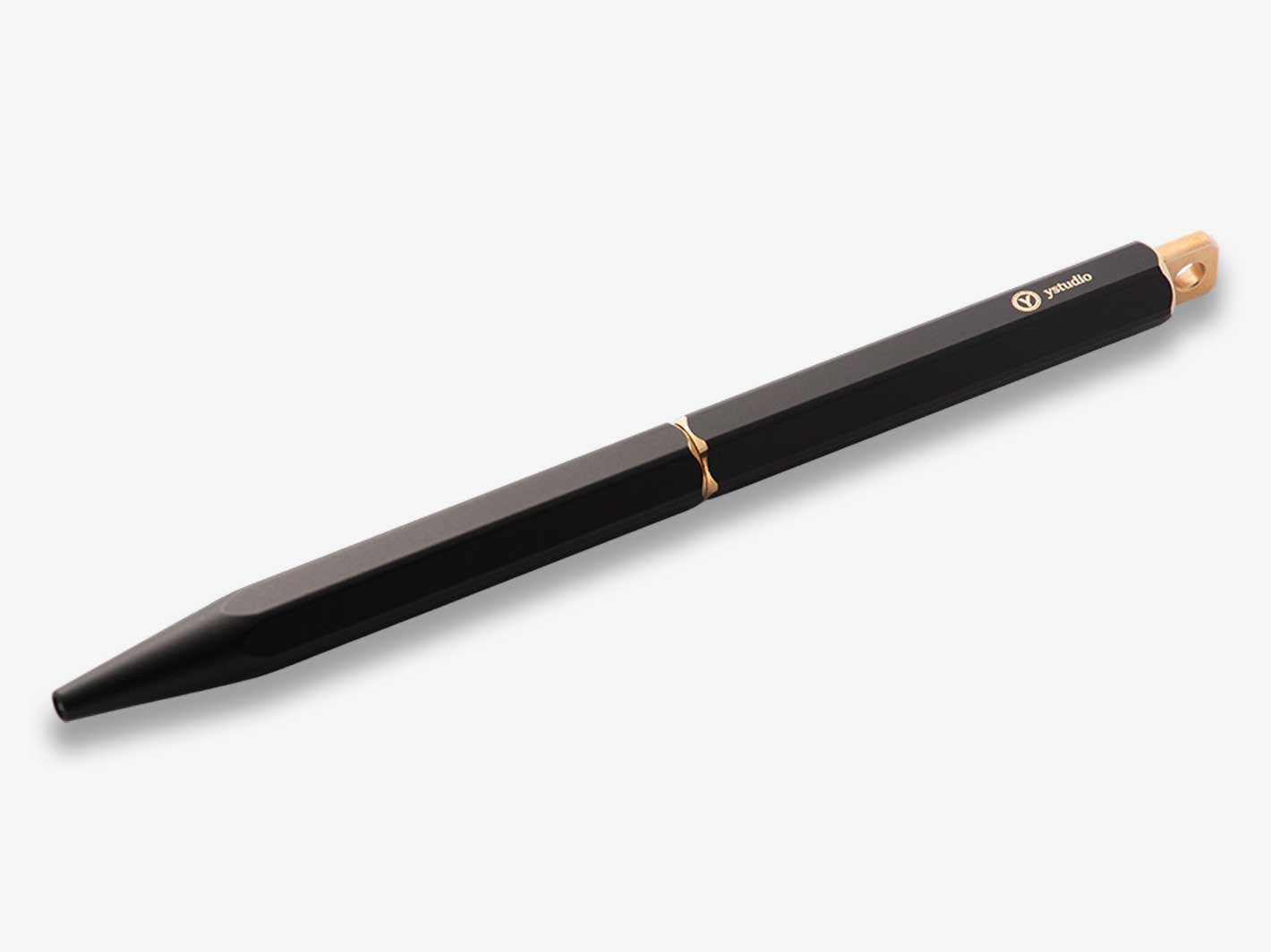 Classic Revolve Portable Ballpoint Pen Black
