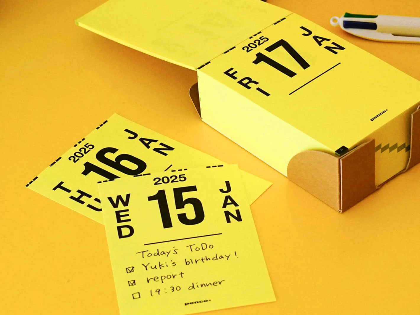 2026 Memo Block Calendar