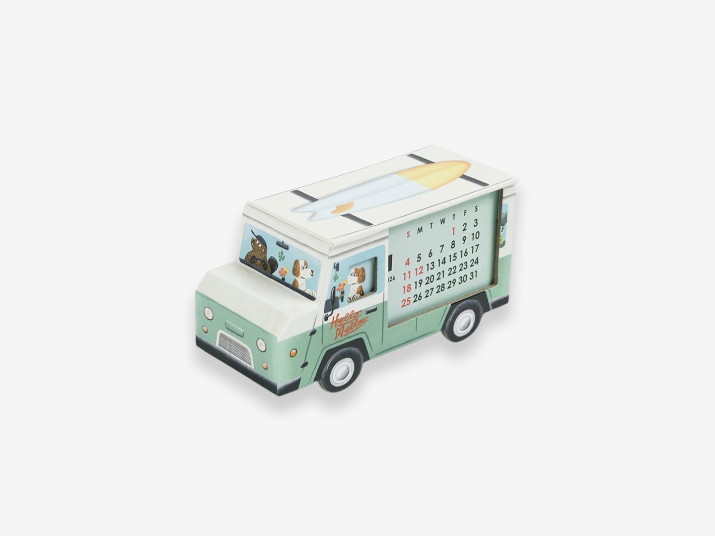 2026 Car Box Calendar Surfbus