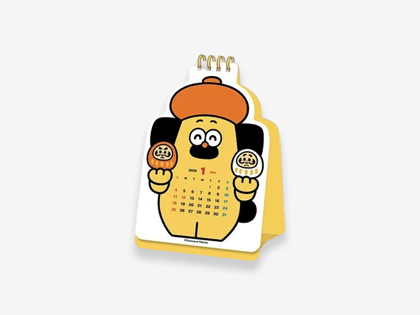 2026 Ohige no Pon Desk Calendar