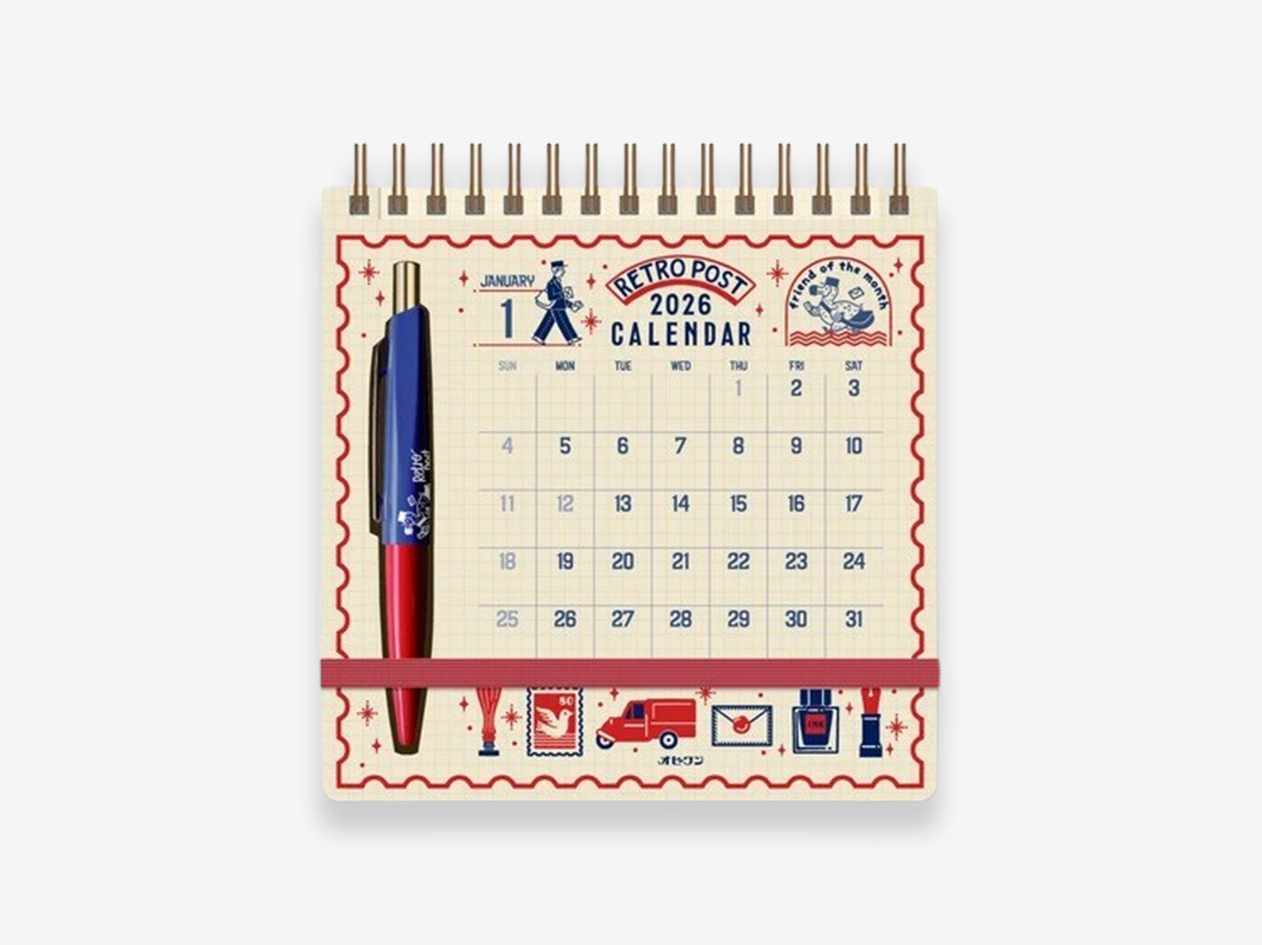 2026 Scribble Desk Calendar Obi Wan