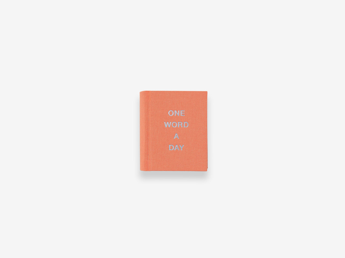 One Word A Day Notebook Apricot