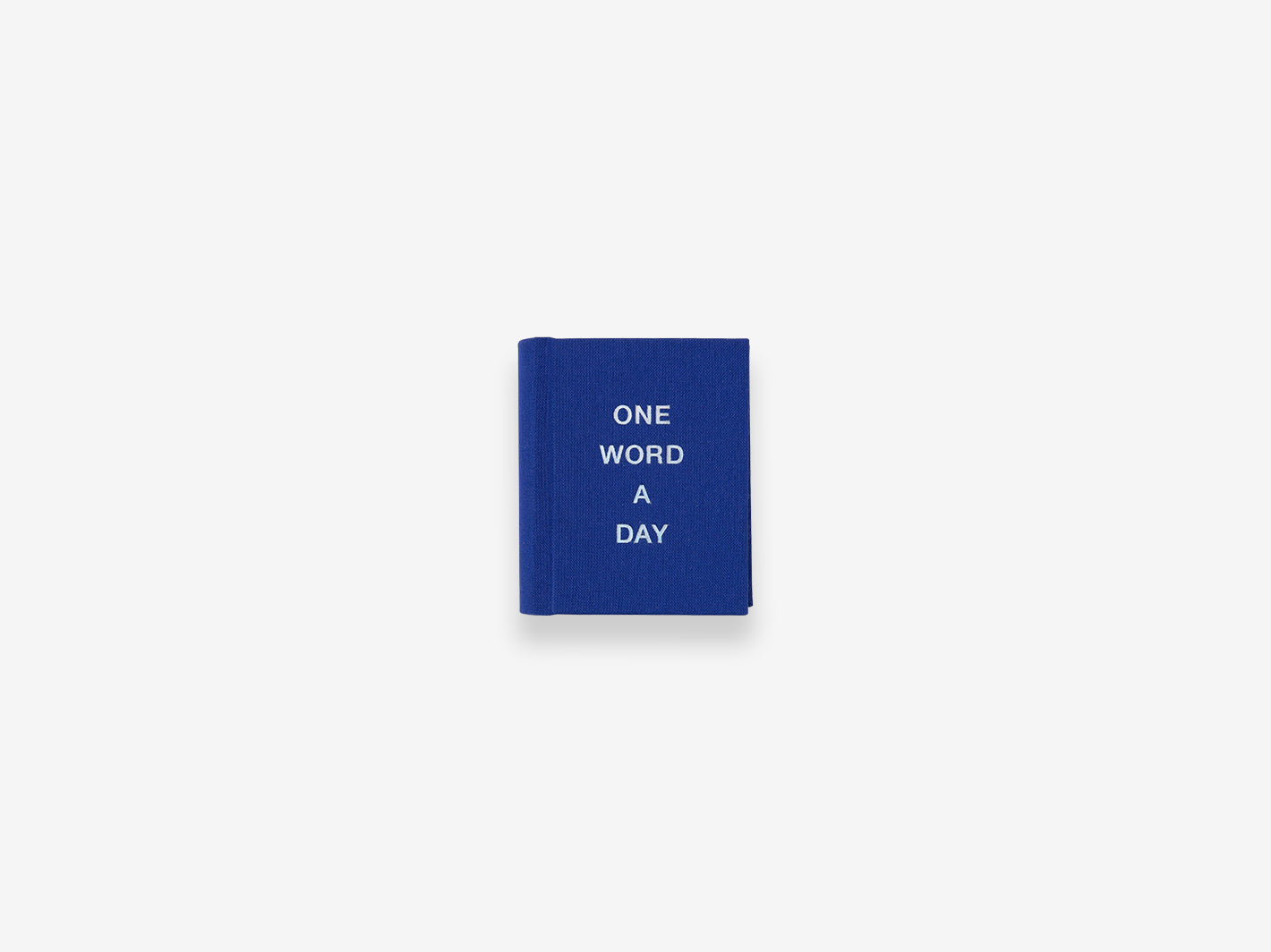 One Word A Day Notebook Yves Blue