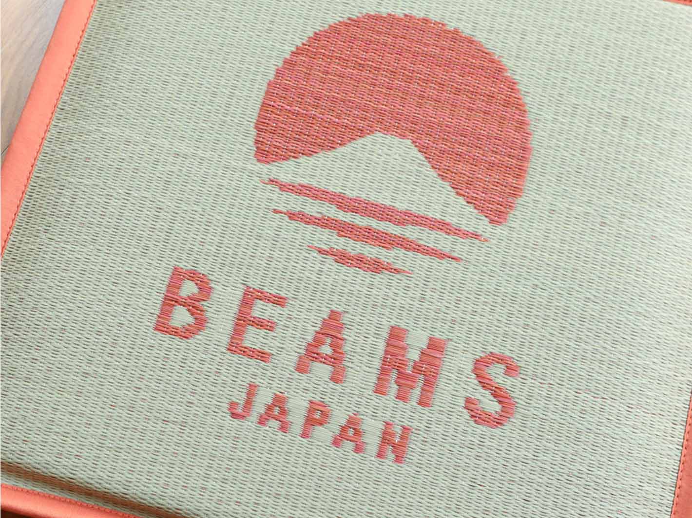 Hagiwara Igusa Logo Cushion Orange