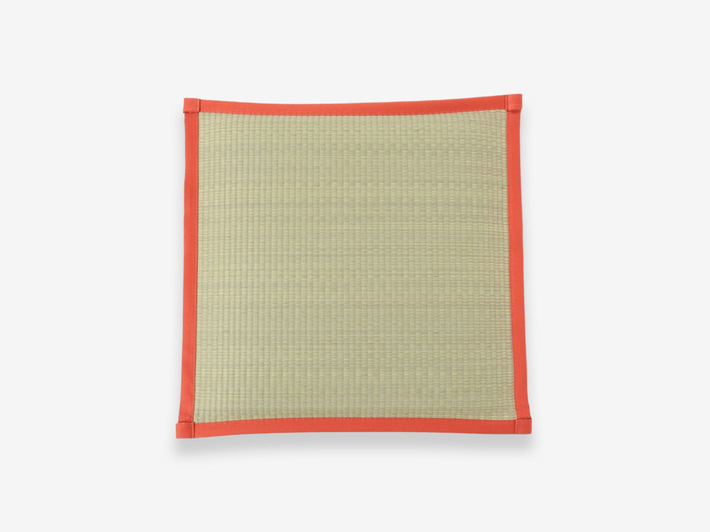 Hagiwara Igusa Logo Cushion Orange