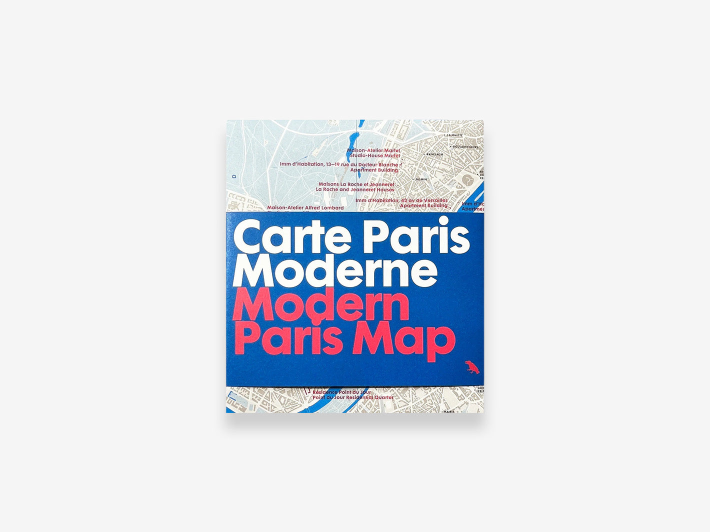 Modern Paris Map