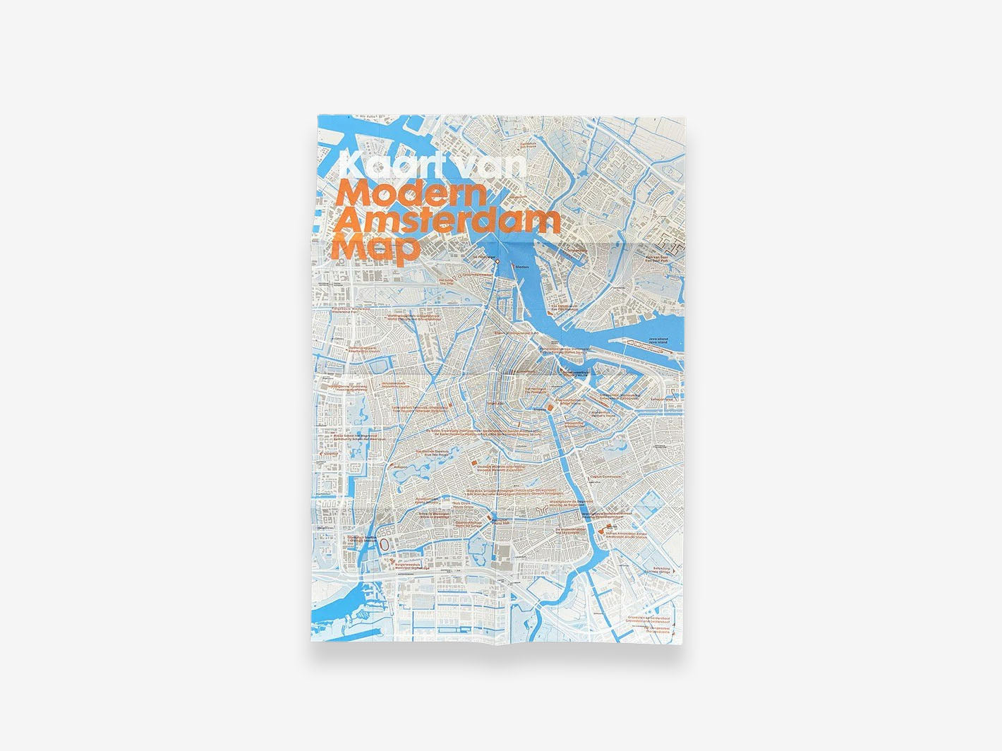 Modern Amsterdam Map