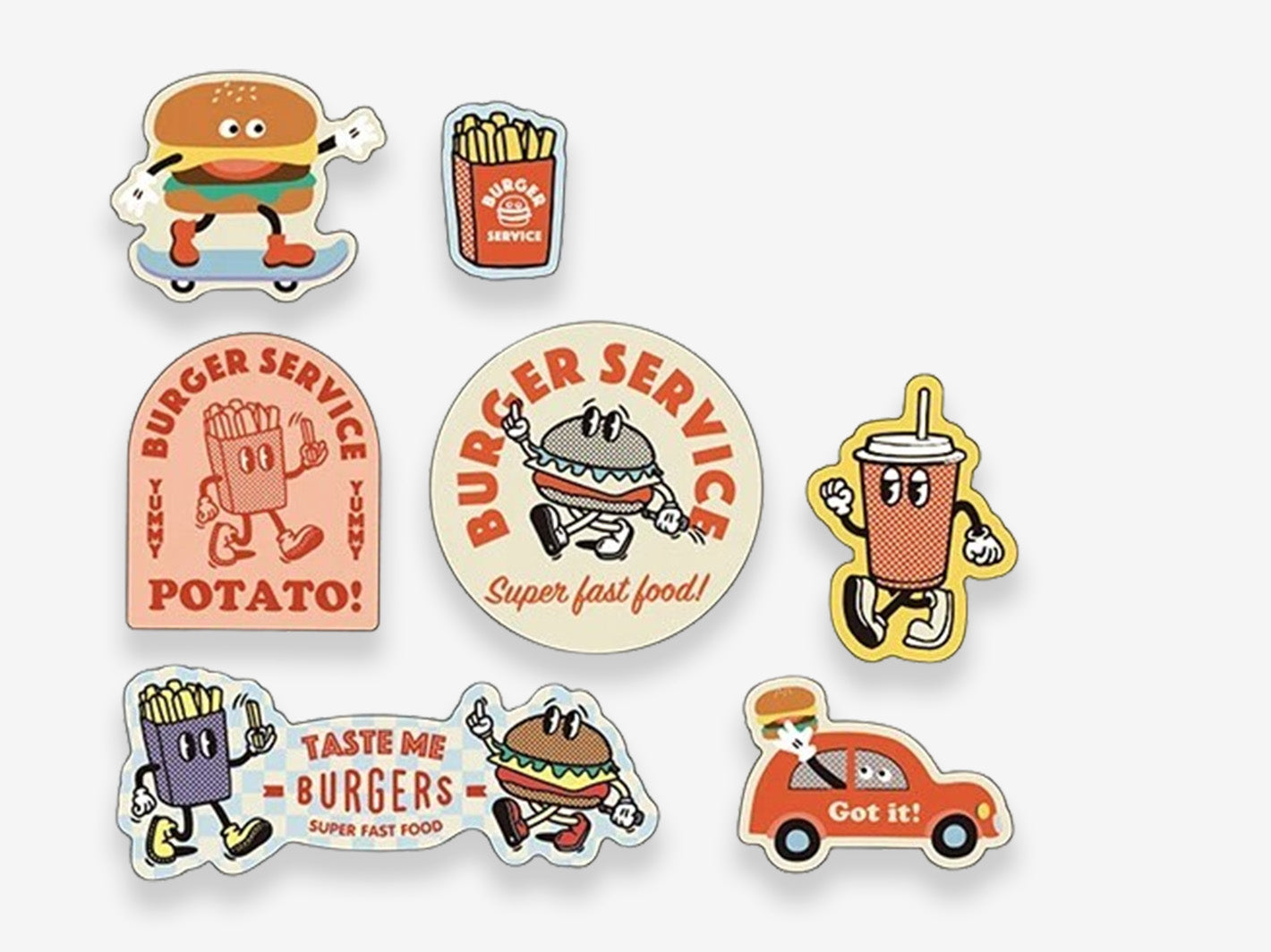 Burger Sticker Pack