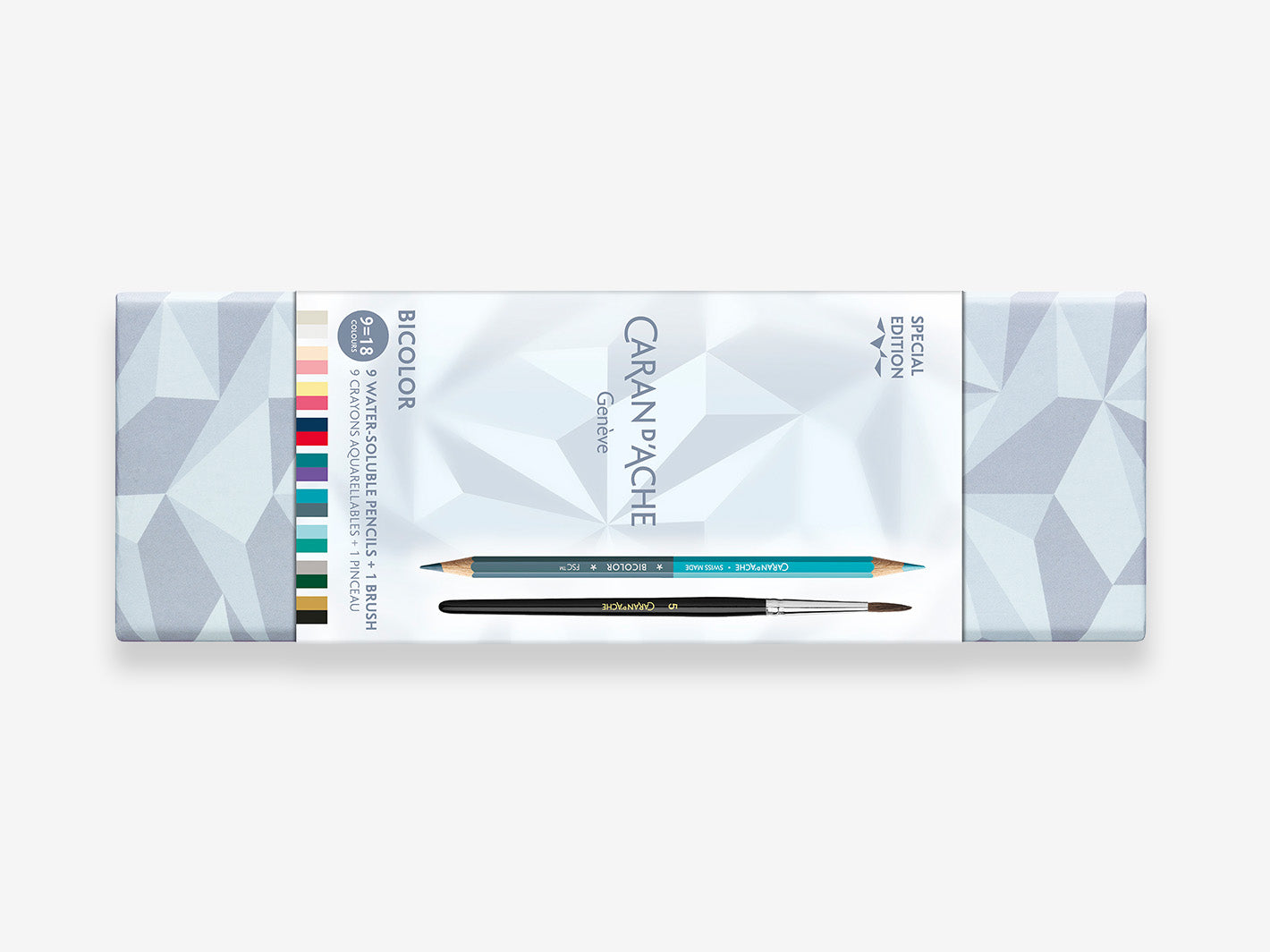 Alpine Frost Bicolor Pencils Set of 9