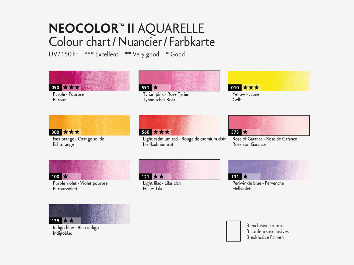 Neocolor II Aquarelle Pastels Box of 10 - Pop