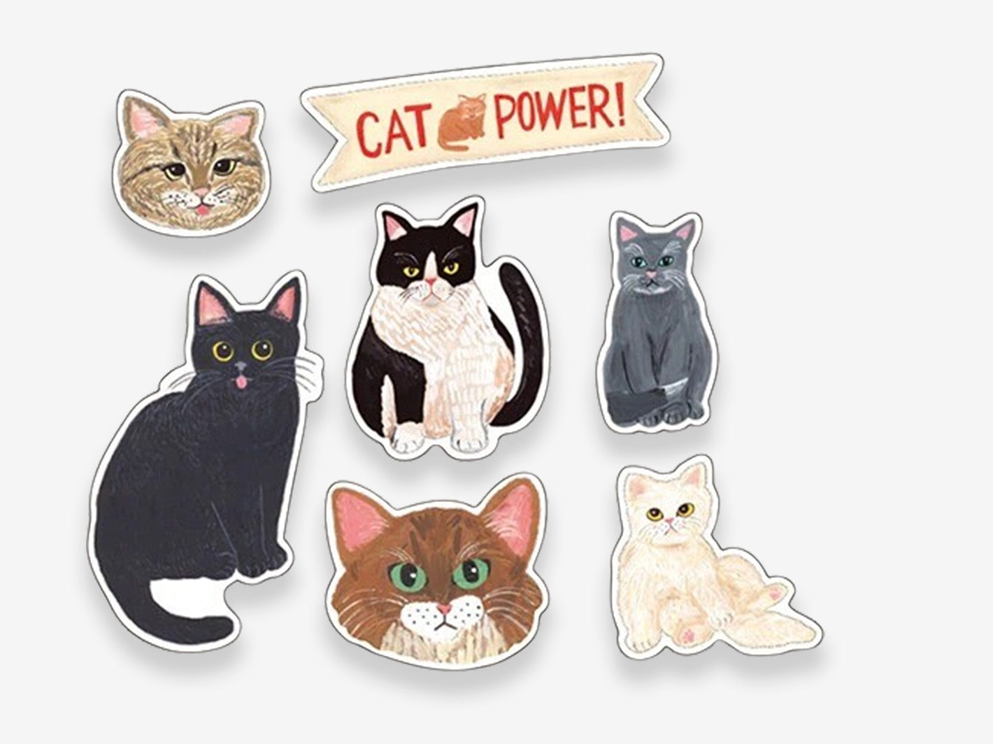 Cat Power Sticker Pack