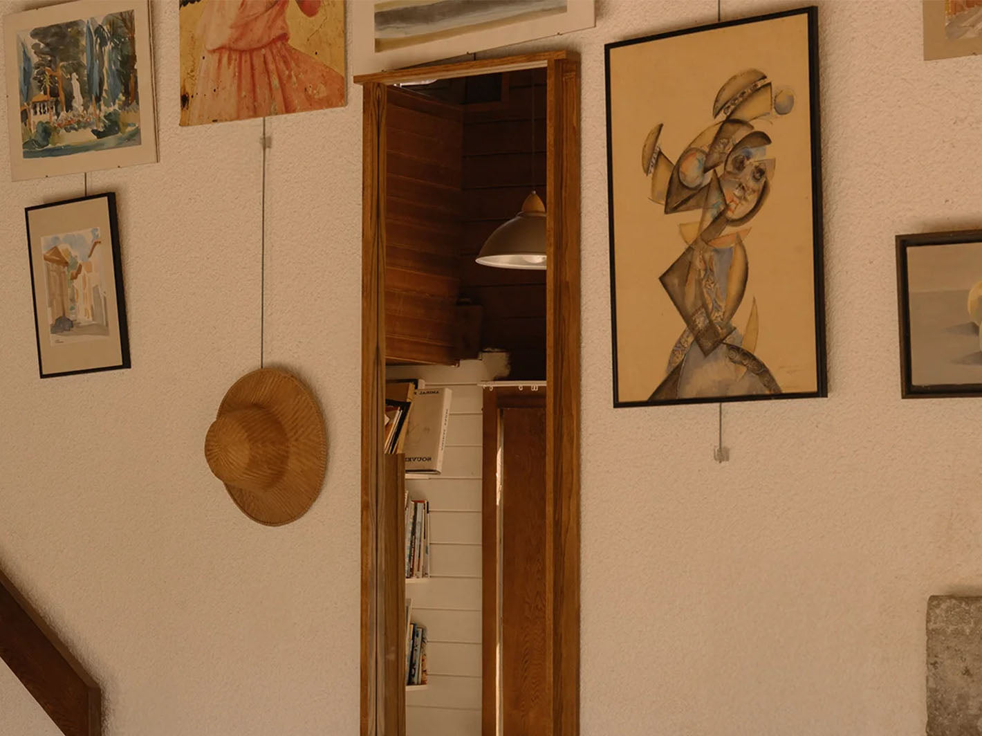 Symmetry Mirror Honey Ash Wood - Large