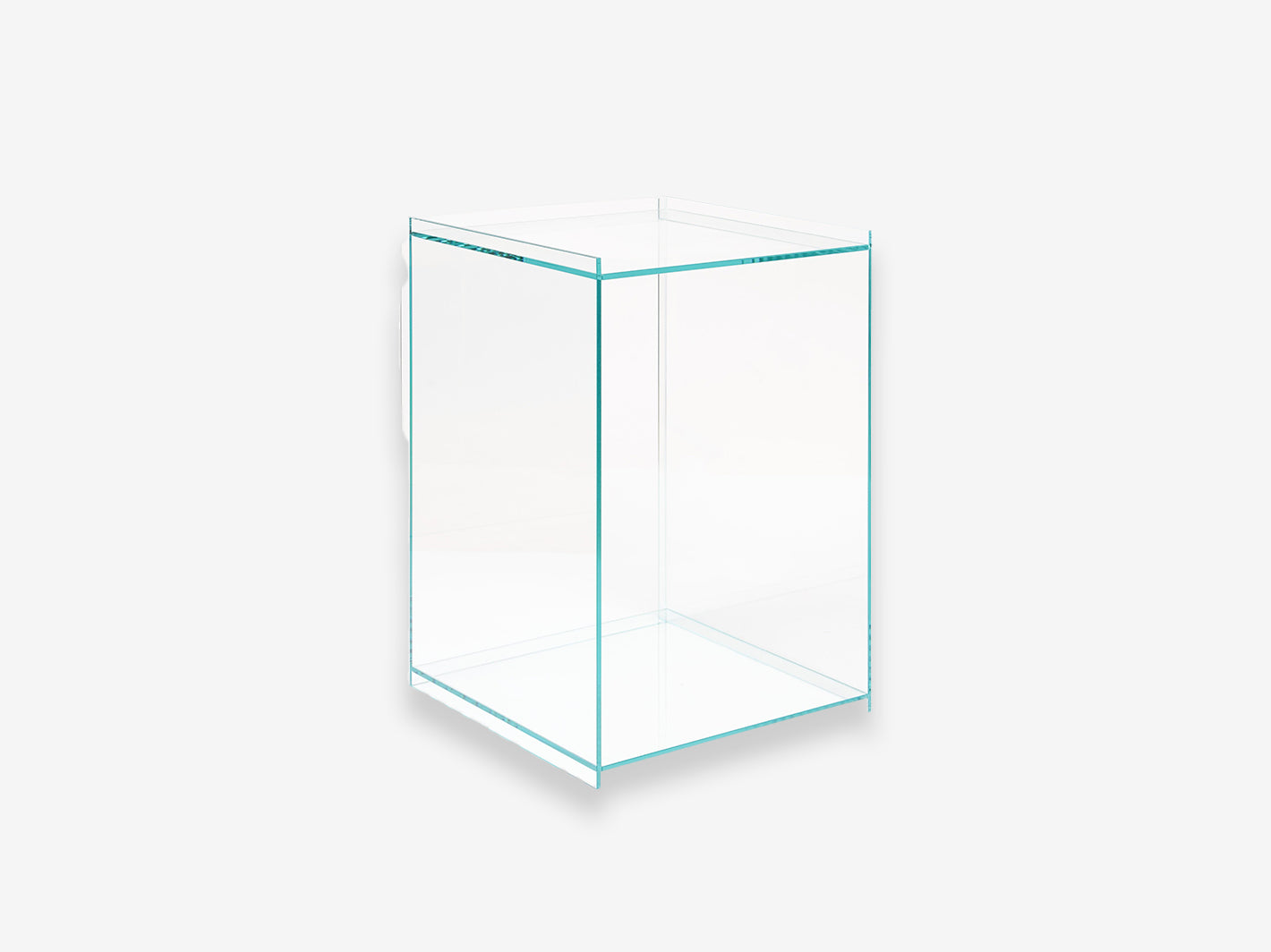 Rivet Box Table Glass