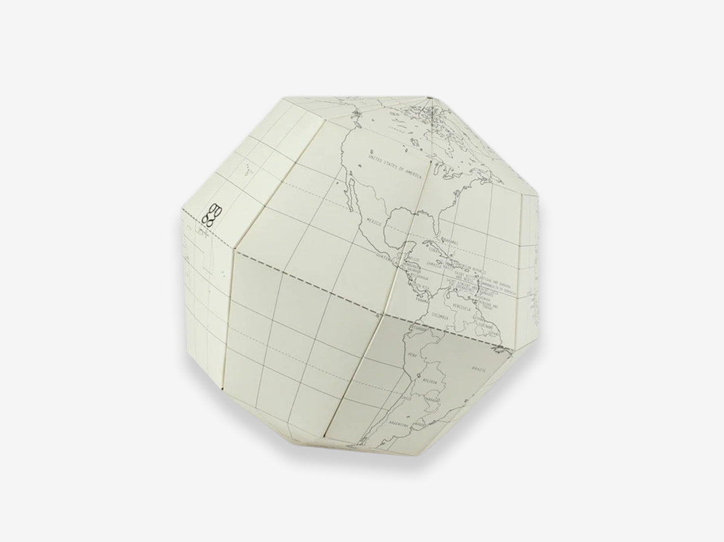 Globe Map 3D Coloring Book