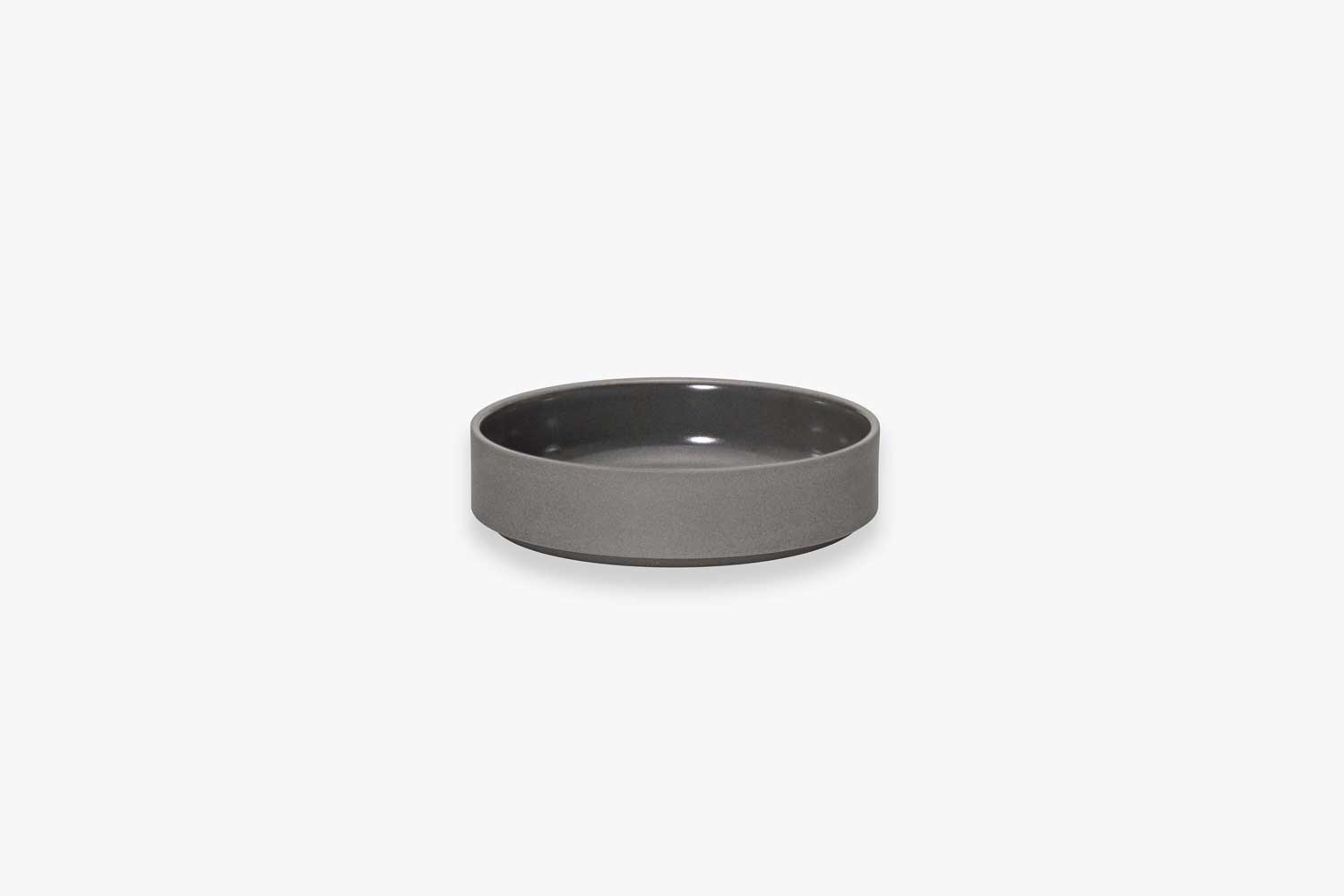 Shallow Bowl Dark Grey 145×37