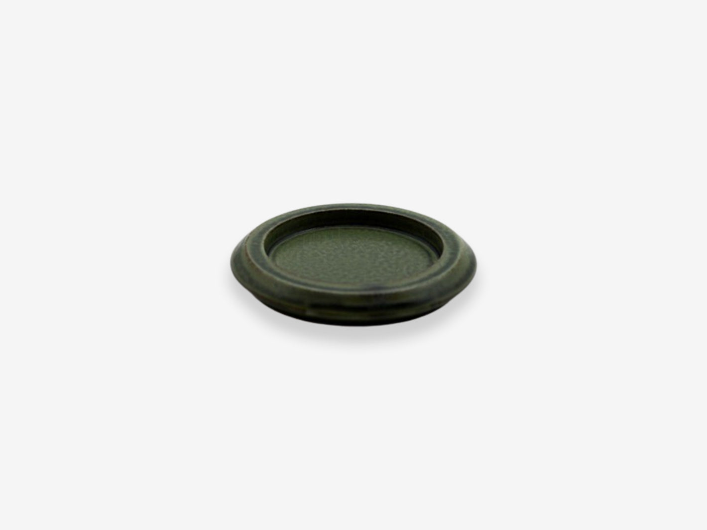 SOW Seto Incense Tray Round Green