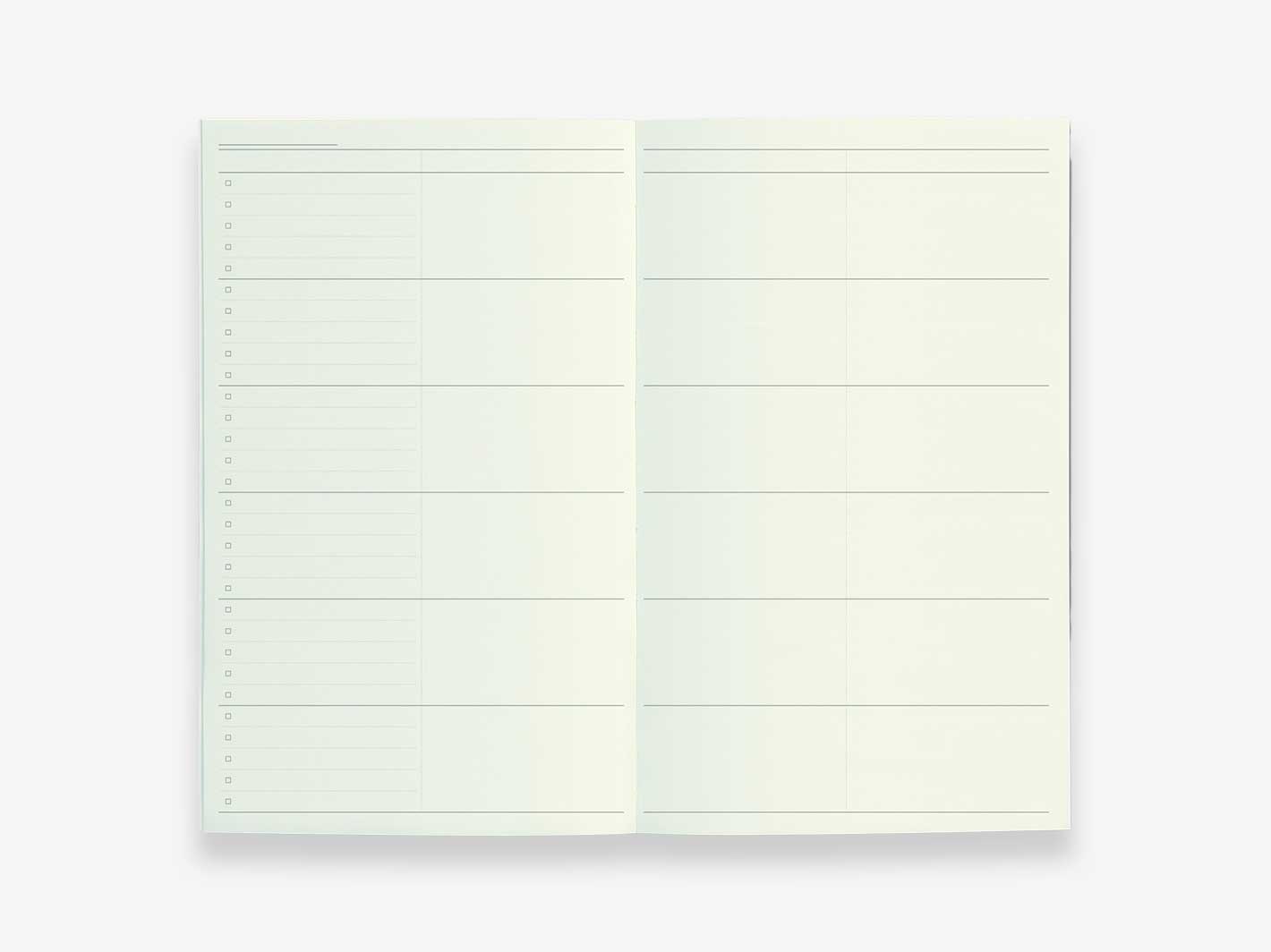 2025 Shine Monthly Diary B6 Slim Ivory