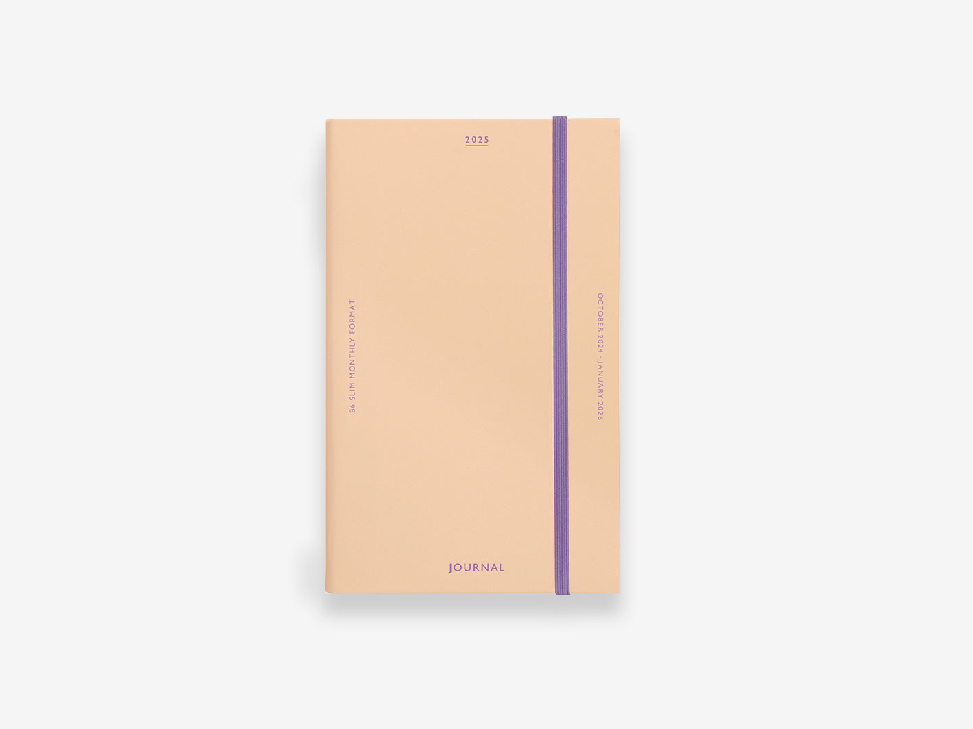 2025 Katy Monthly Diary B6 Slim Pink