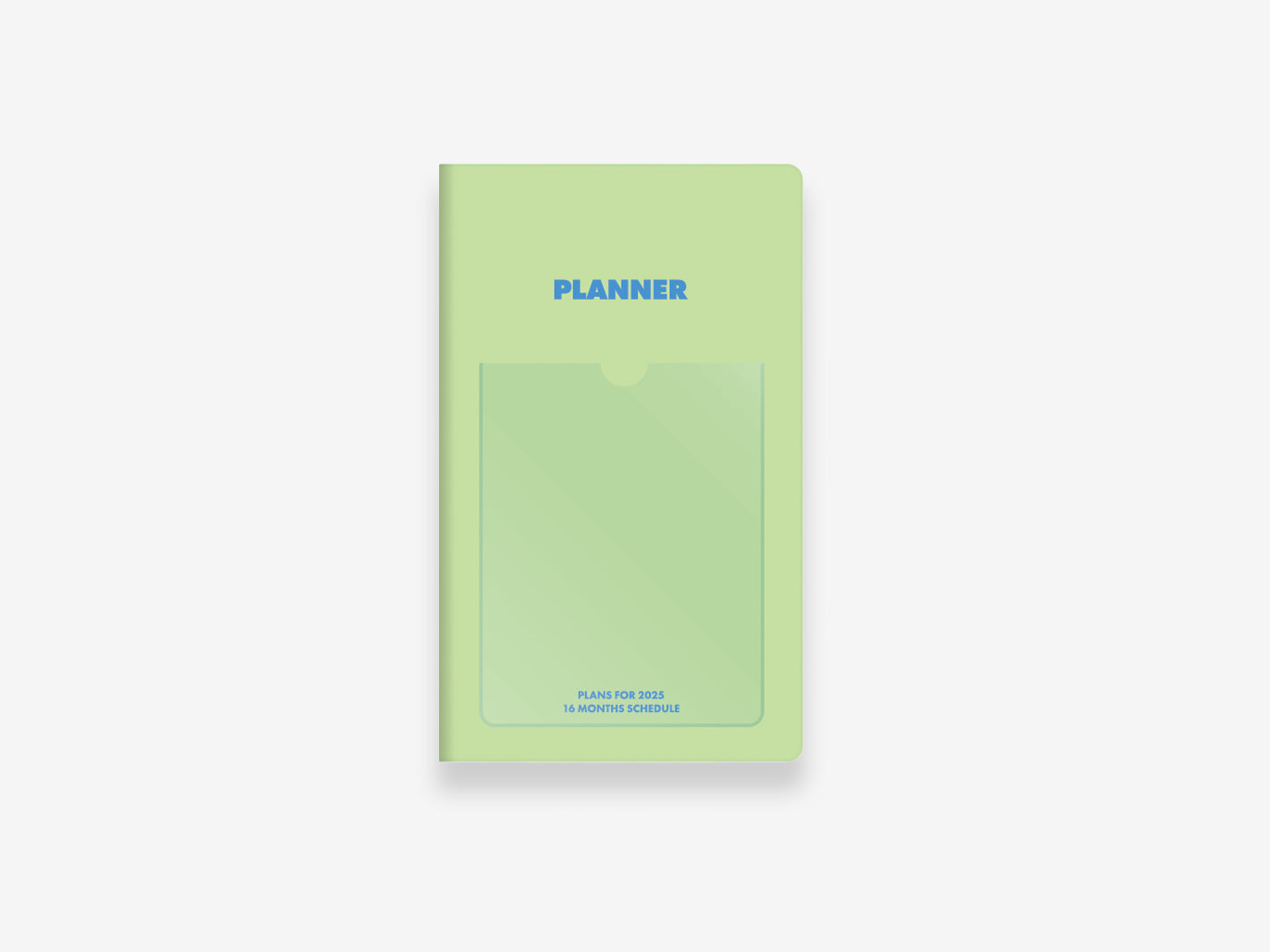 2025 Shine Monthly Diary B6 Slim Light Green