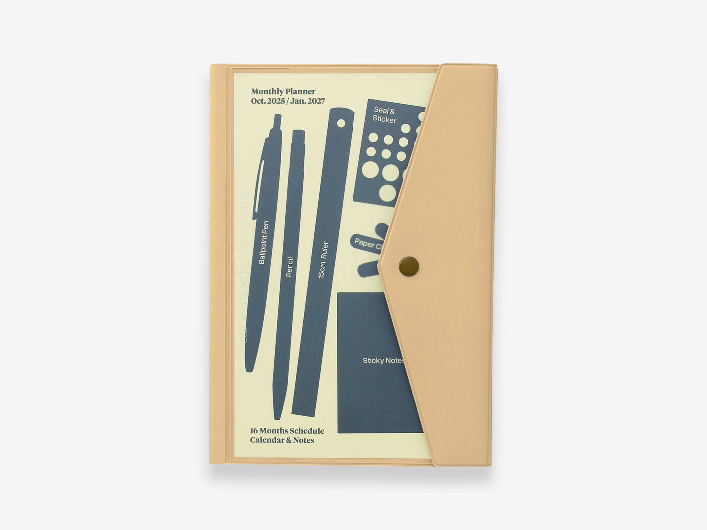 2026 Fugen Monthly Diary A5 Beige