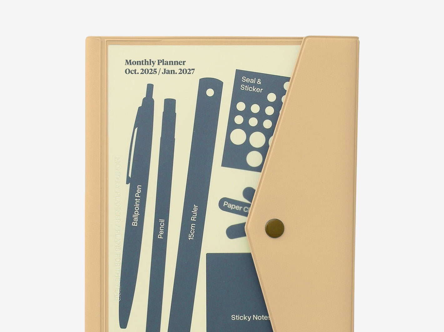2026 Fugen Monthly Diary A5 Beige
