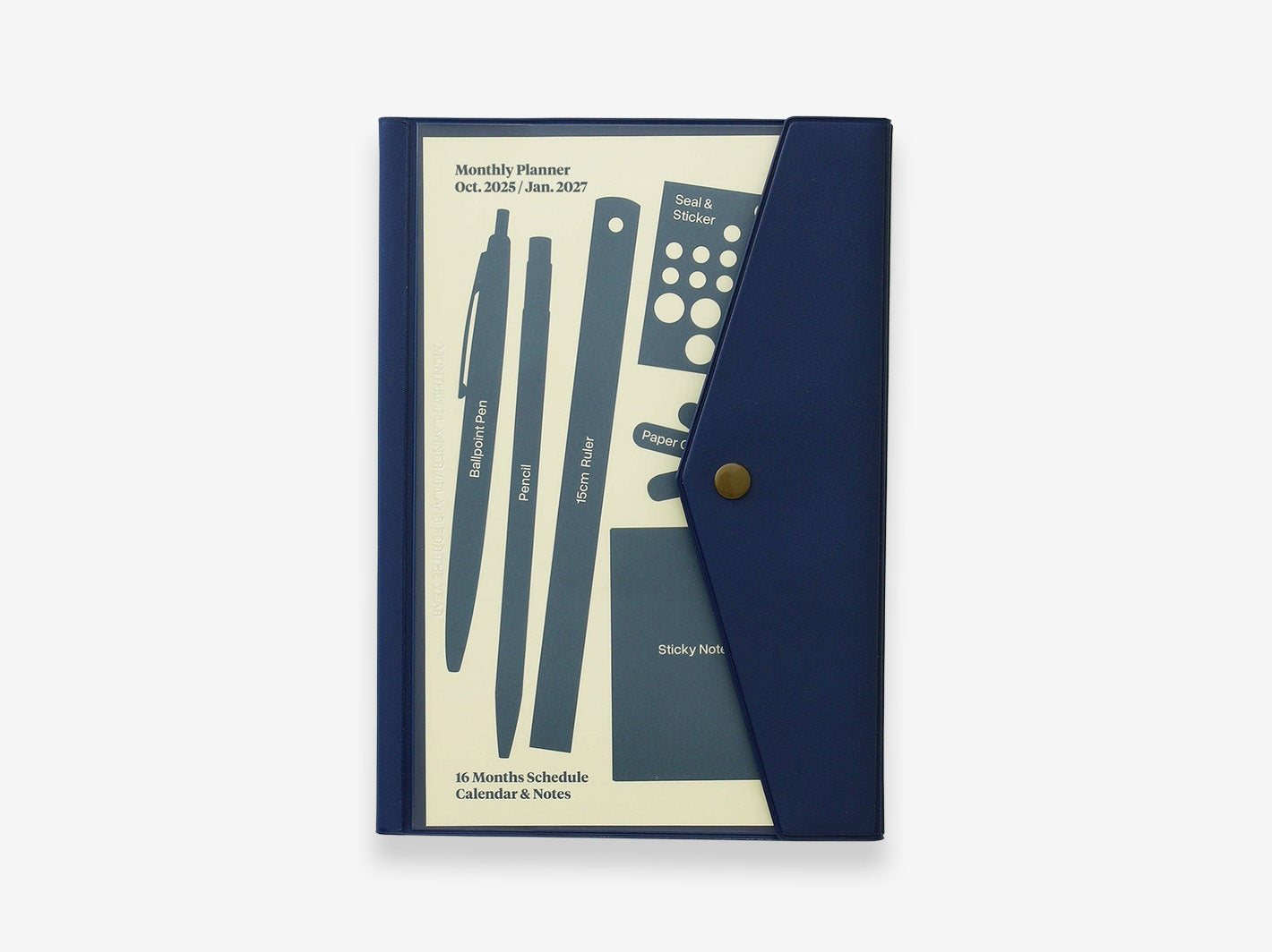 2026 Fugen Monthly Diary A5 Navy