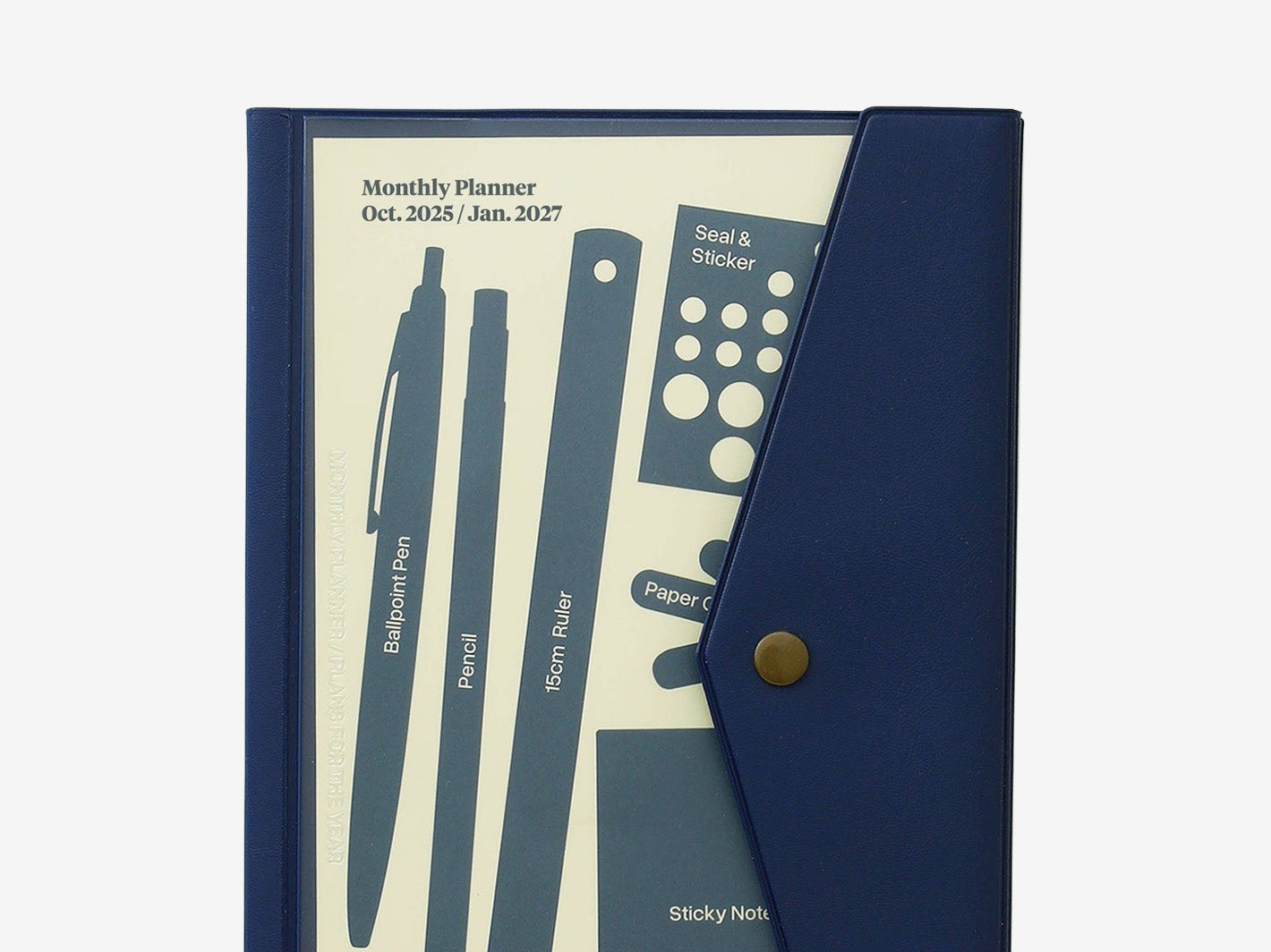 2026 Fugen Monthly Diary A5 Navy