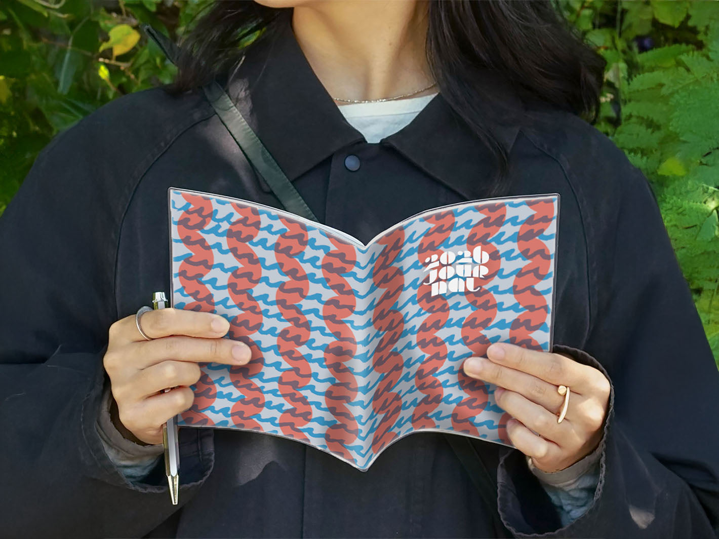 2026 Wave Monthly Diary B6 Blue