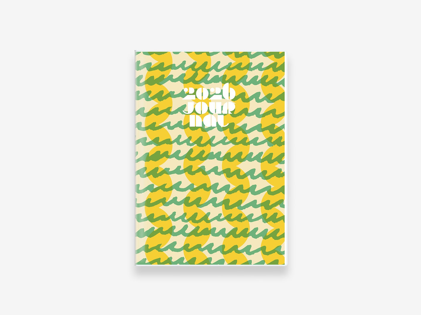2026 Wave Monthly Diary B6 Yellow