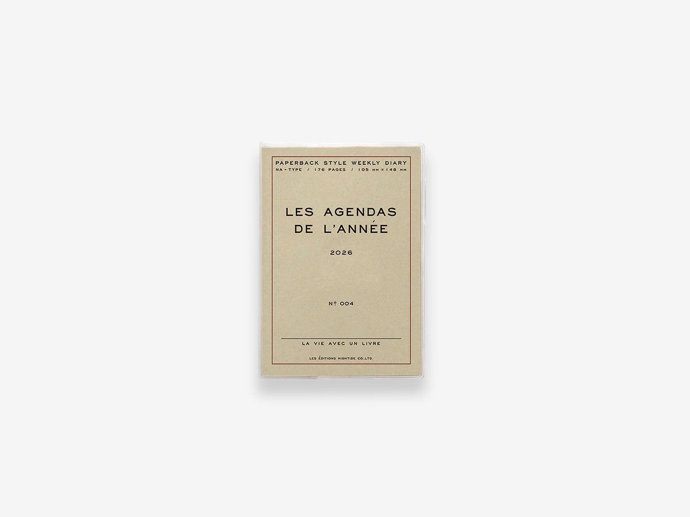 2026 Les Agendas de L'Année A6 Brown