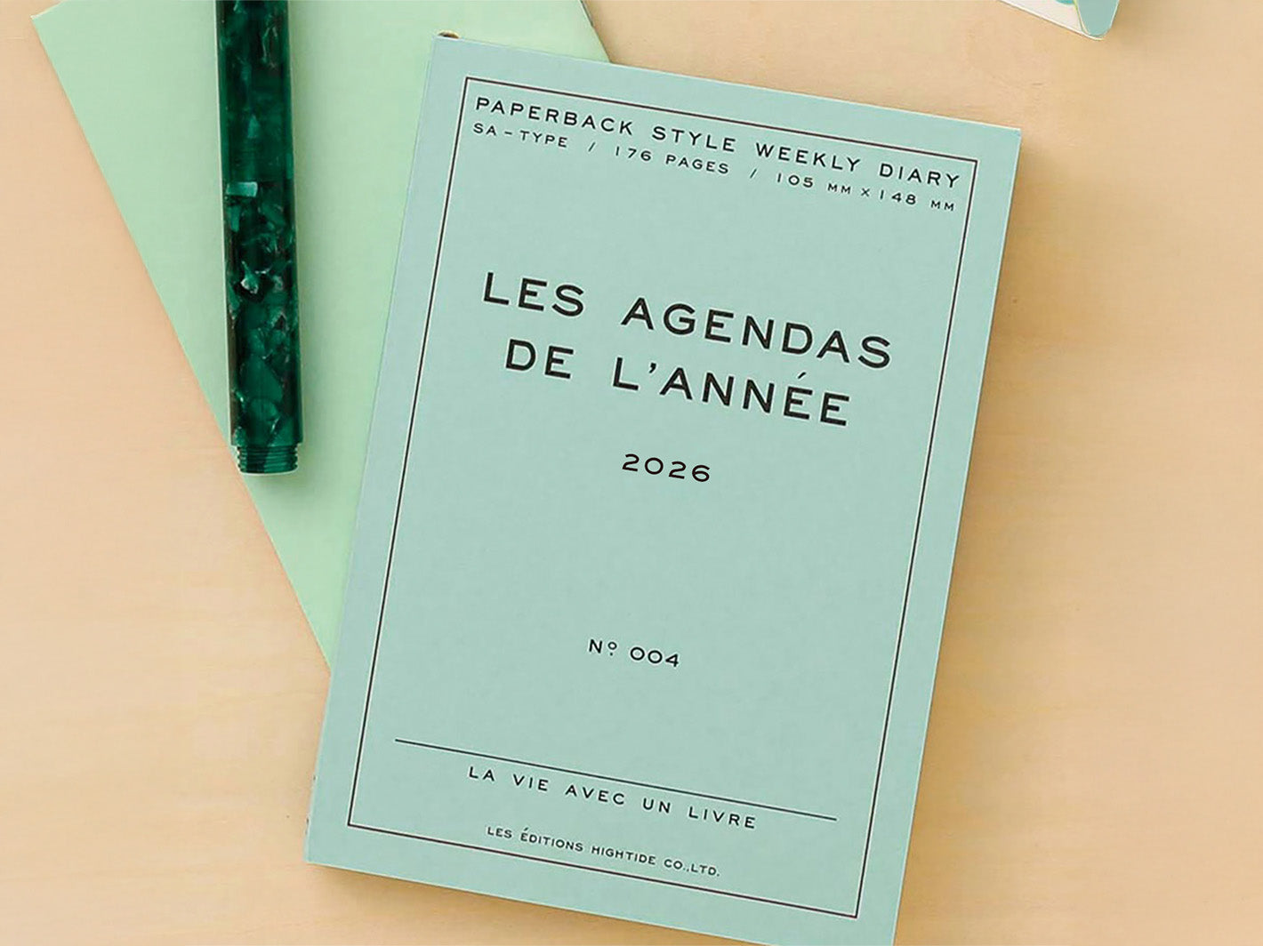 2026 Les Agendas de L'Année A6 Mint