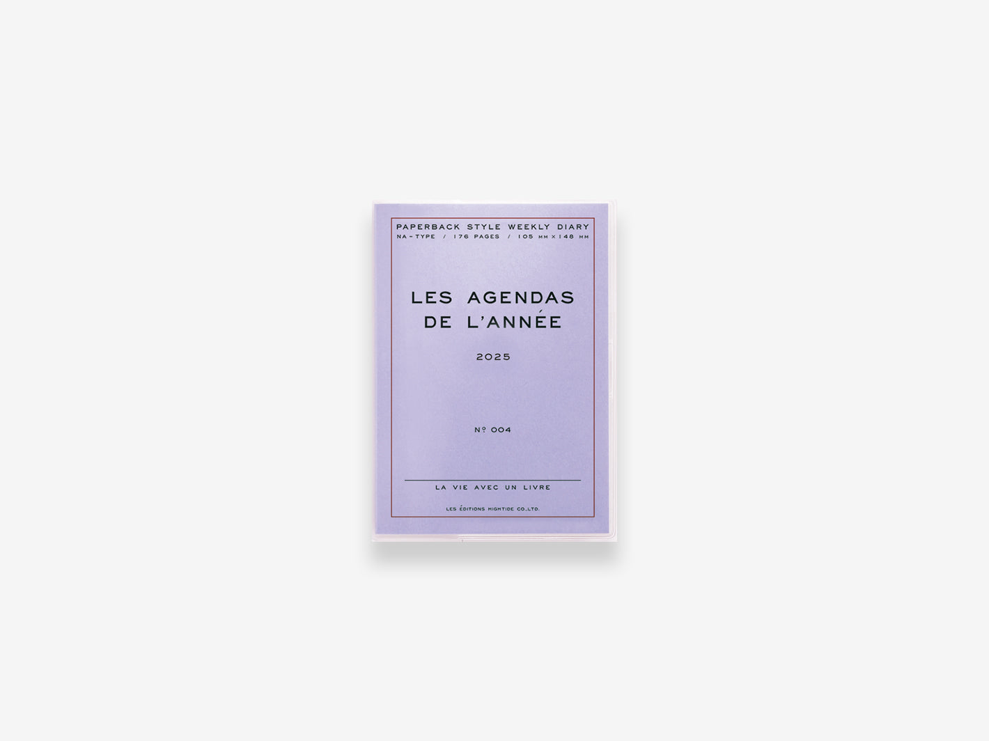 2025 Les Agendas de L'Année A6 Lavender