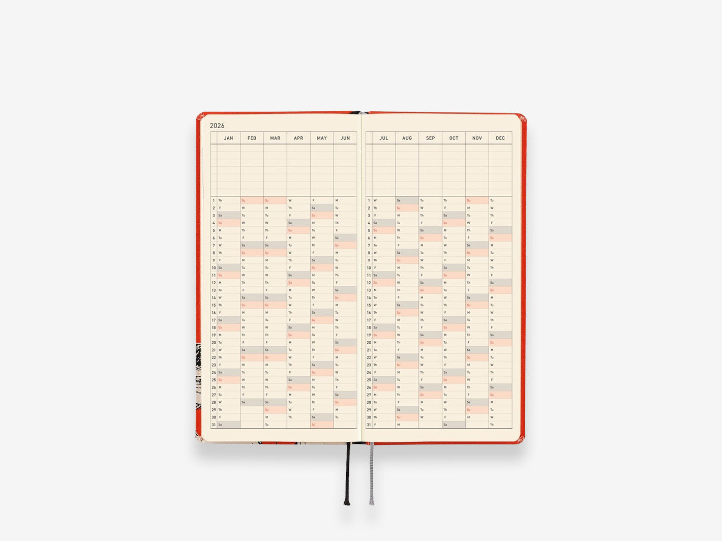 Hobonichi Techo 2026 Weeks - One Piece: Straw Hat Luffy