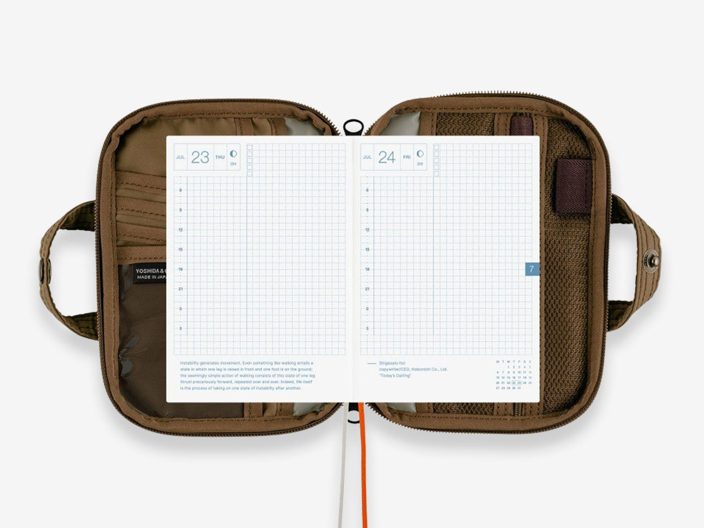 Hobonichi Techo 2026 Cover A6 - POTR: Stroll - Light Brown