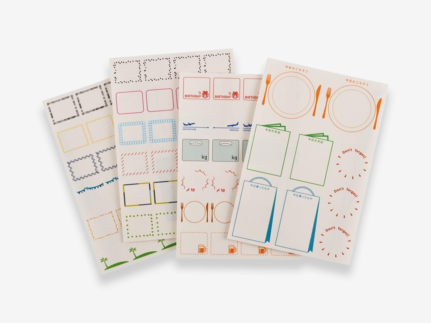 Hobonichi Techo Frame Stickers