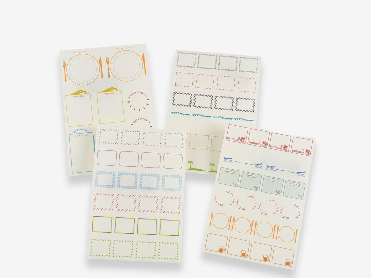 Hobonichi Techo Frame Stickers