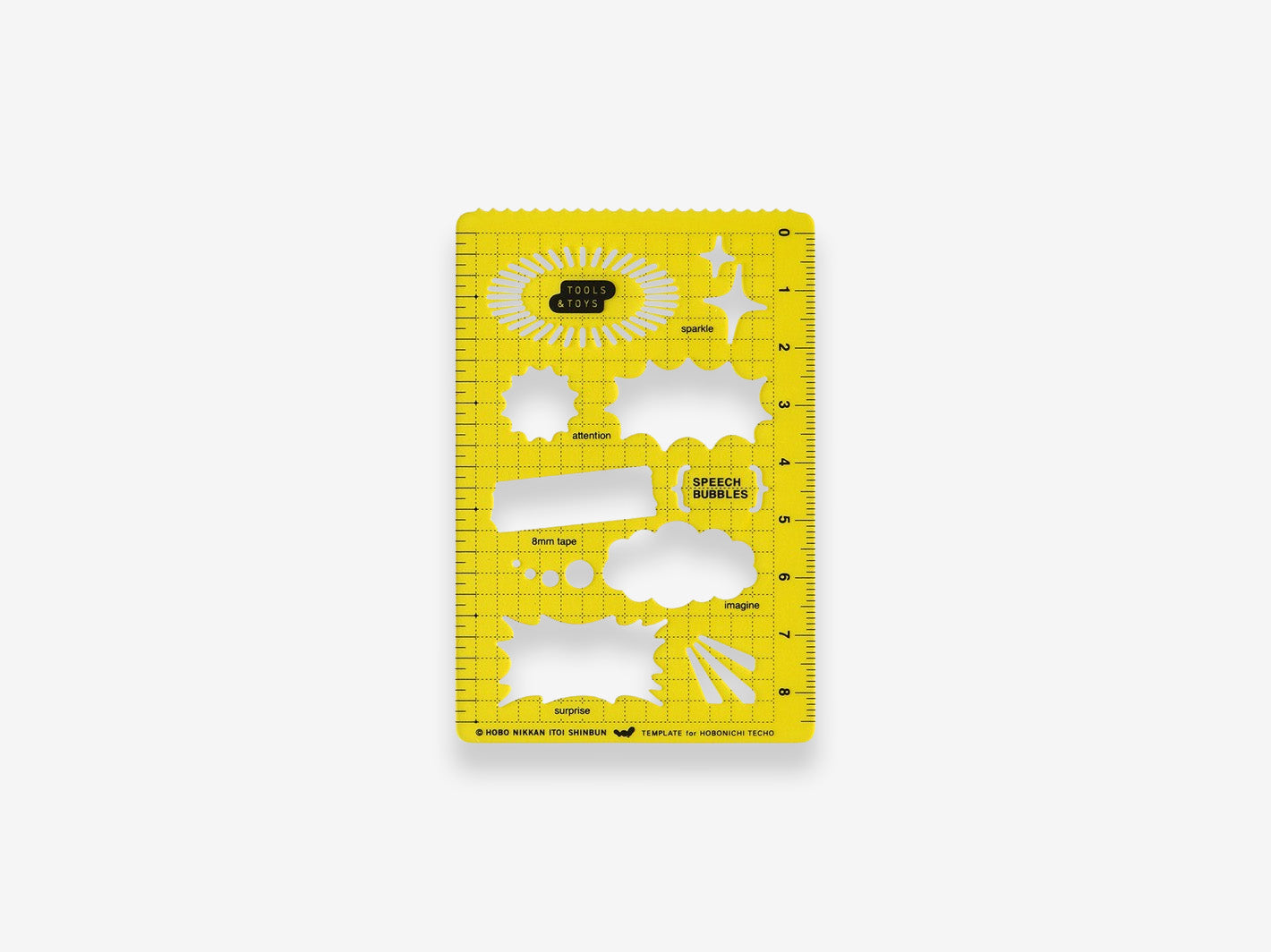 Hobonichi Techo Stencil - Speech Bubbles
