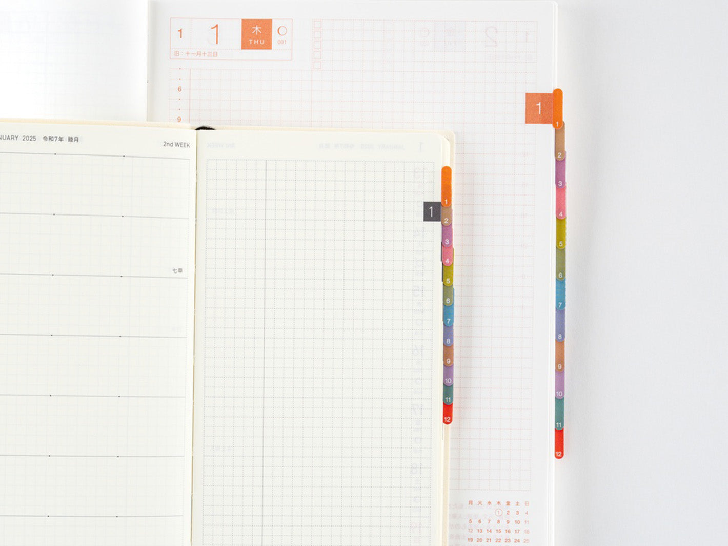 Hobonichi Techo TSUKI no IRO Index Stickers