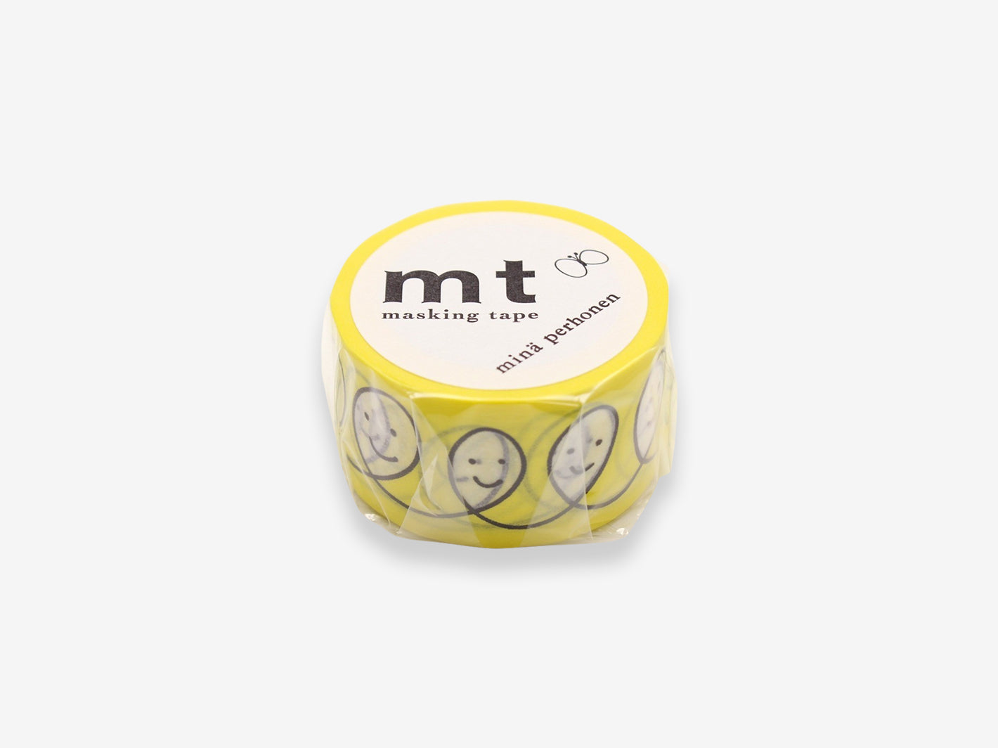 Masking Tape Mina Perhonen Smile Yellow