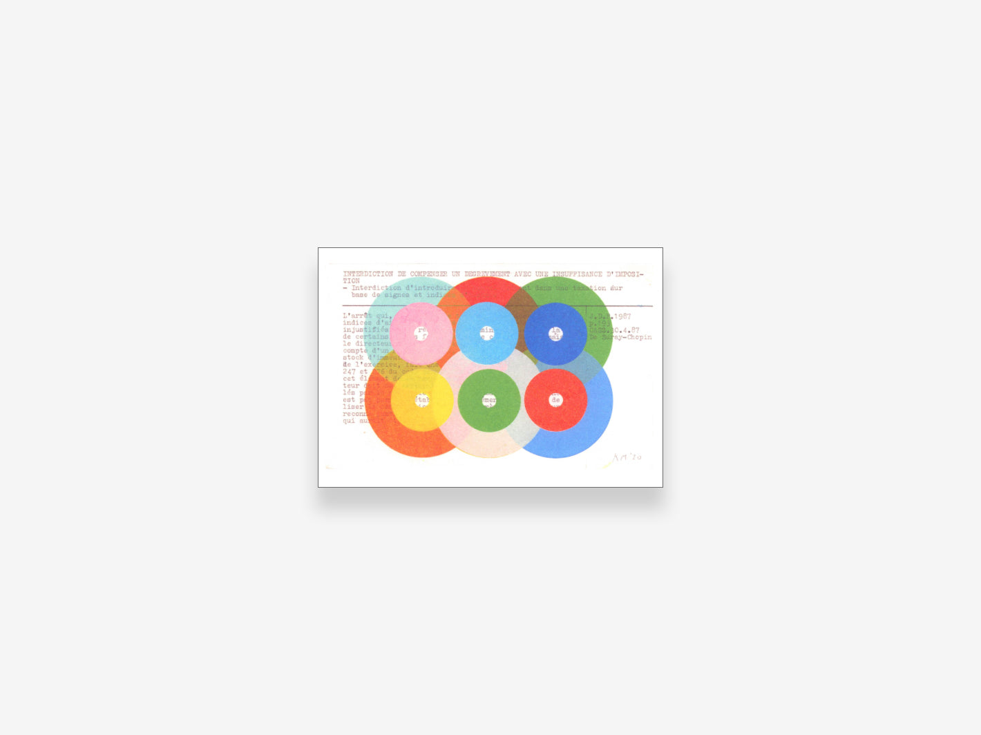 12 Postcards Set