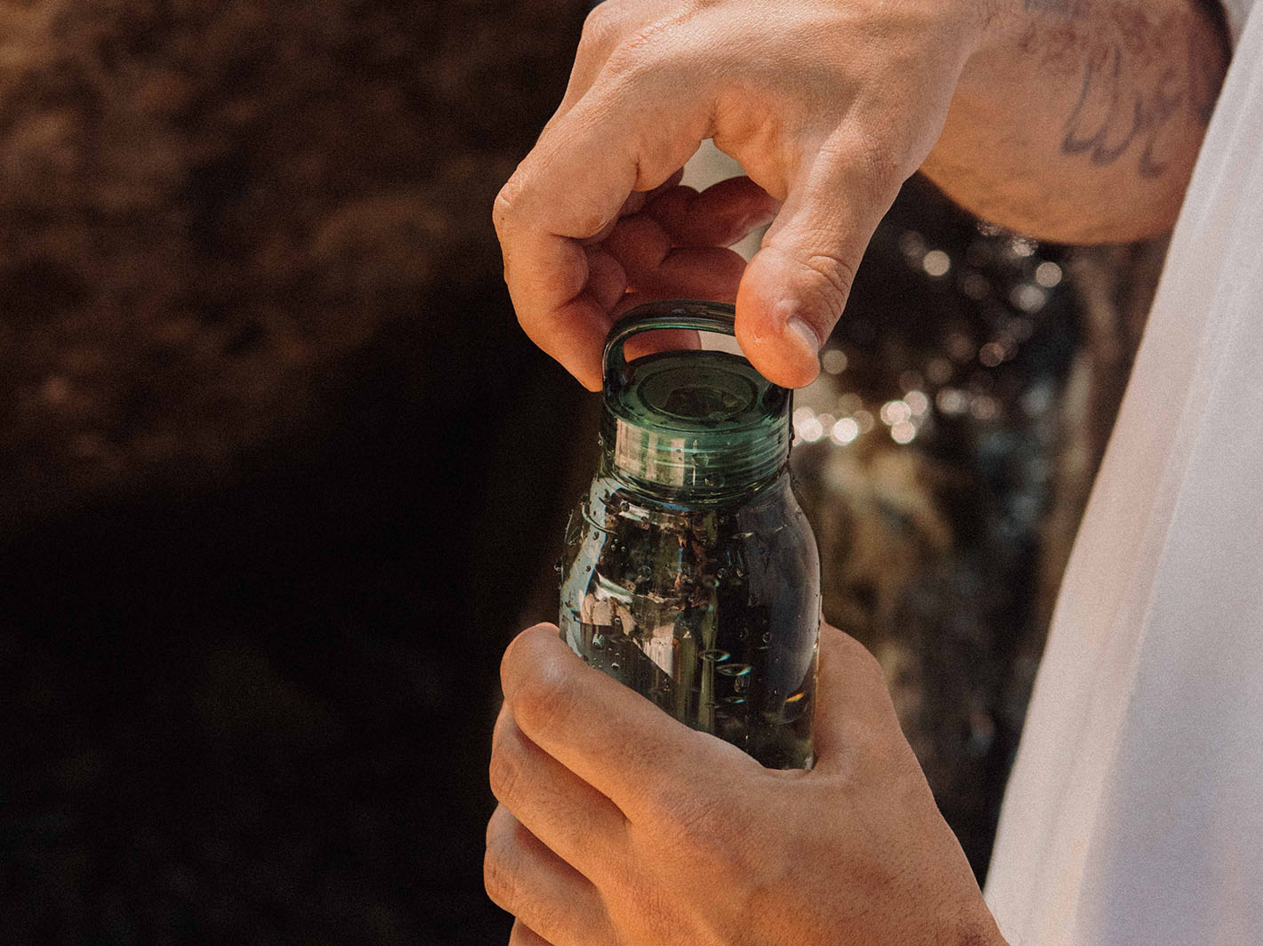 Water Bottle 300ml Green
