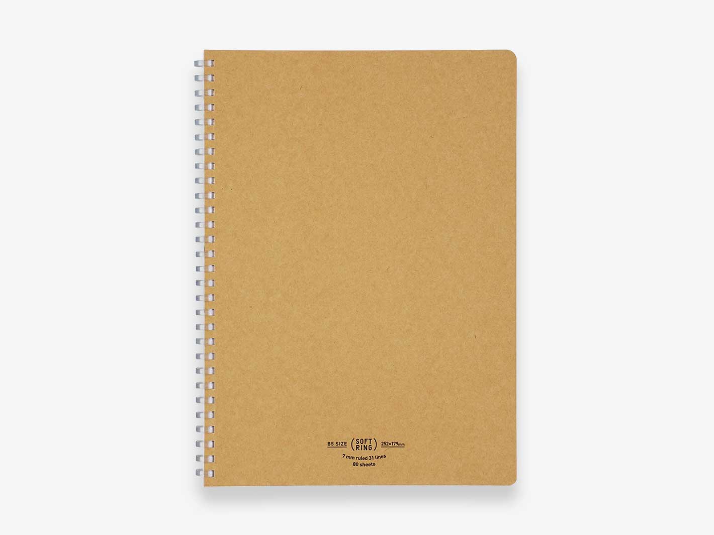 Softring Notebook B5 Beige