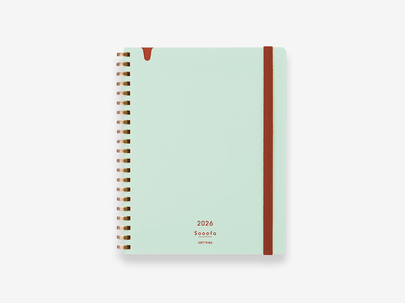 2026 Softring Sooofa Diary B6 Light Green