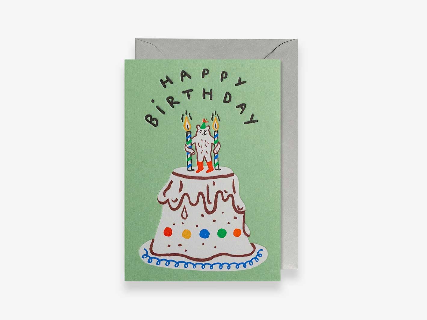 Happy Birthday Big Cake Card